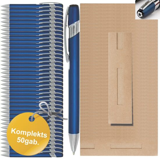 Komplekts 50gab. - pildspalvas Genius-Z-TP ar maciņiem (ar gravējumu)