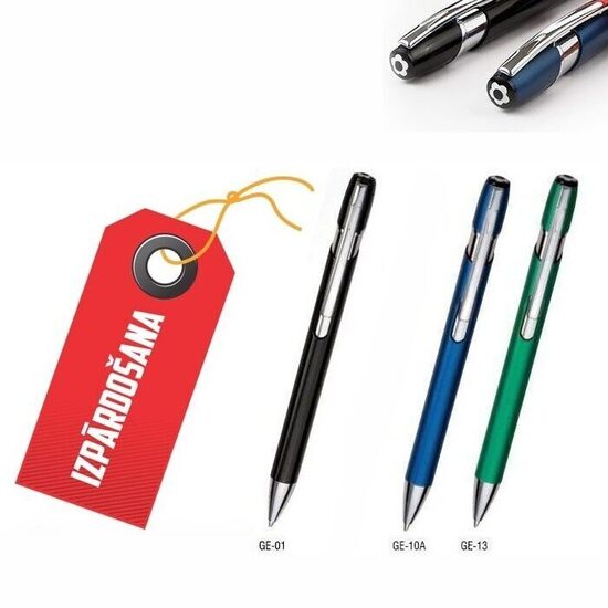 Metāla pildspalvas KD-GENIUS-M ar gravējumu 