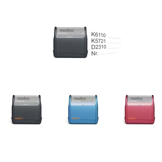 Zīmogs Modico2 (36x11mm)